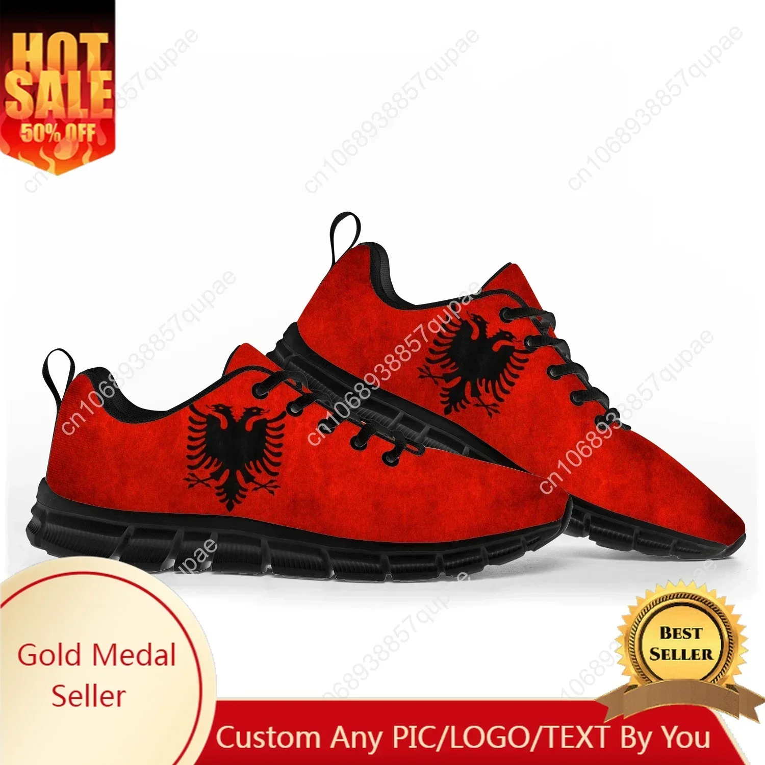 

Albanian Flag Sports Shoes Mens Womens Teenager Sneakers Albania Casual High Quality Couple Shoes