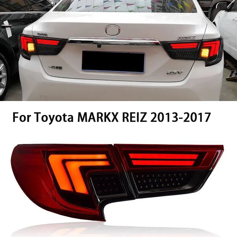 Car LED Tail Light Taillight For Toyota Mark X 2013-2017 Reiz Tail Light LED DRL Style Running Signal Brake Reversing Parking