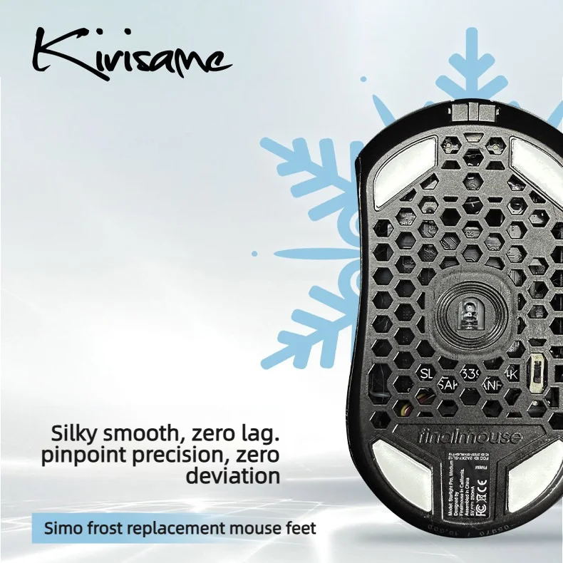 Kirisame-rrost Mouse Feet Skates Pad 100% Pure Ptfe For Razer V3/logitech G Pro X Superlight1/2 Razer Viper Minise Mouse Sticker