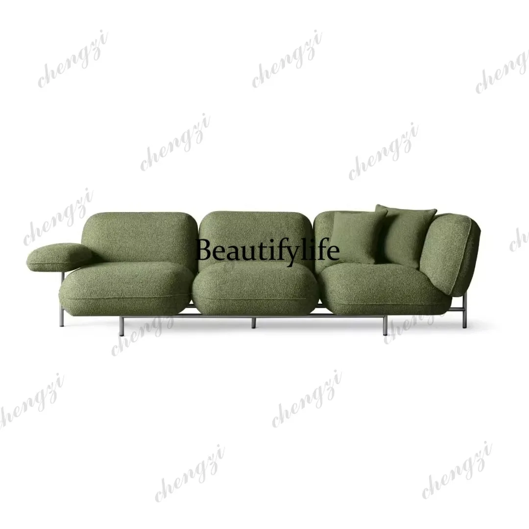 K182 Minimalist single sofa, loveseat, three-seater sofa - ideal for hotel reception areas, apartments, and small spaces