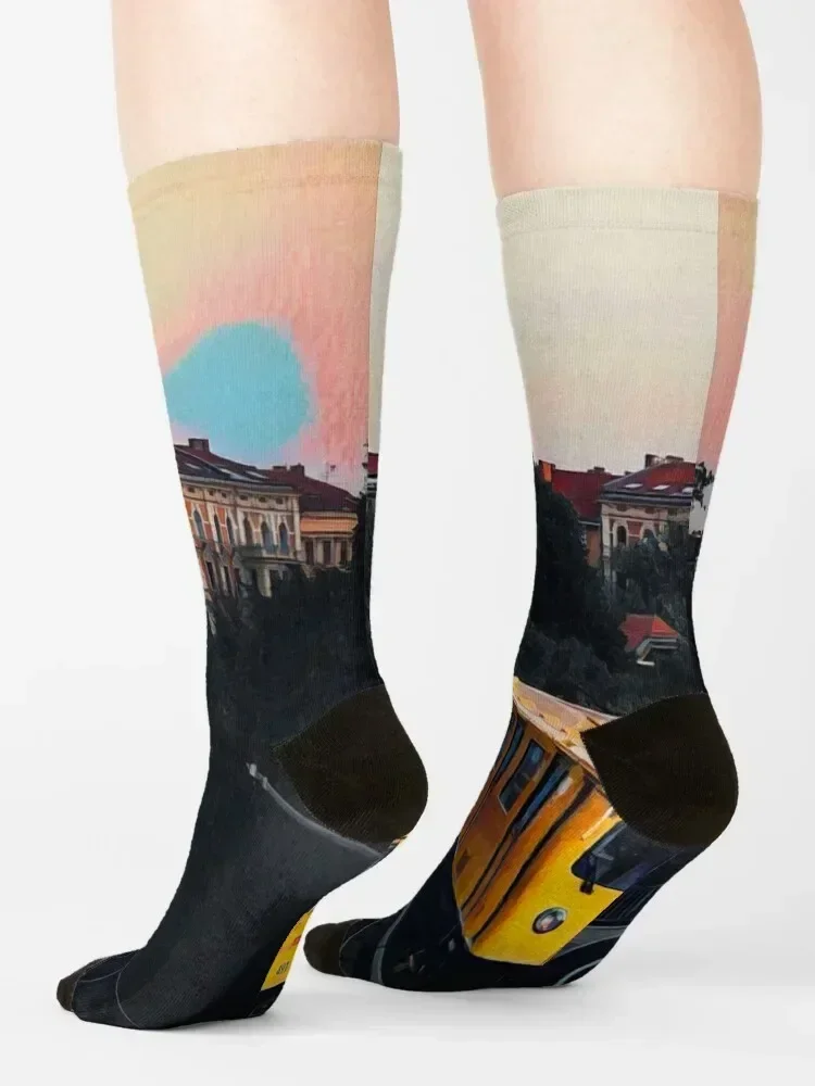 Berlin Ubahn Socks Run cycling christmas gifts Soccer Men Socks Women's