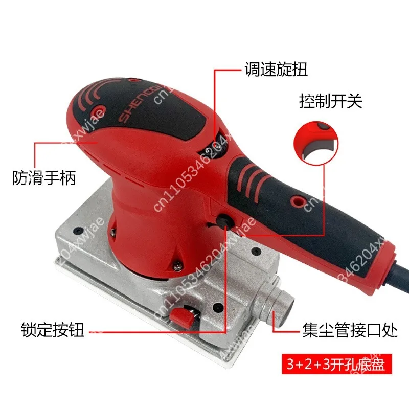 Professional 6 Inch Brushless Dry Grinder with Turbine Suction High Precision for Auto Body Spray
