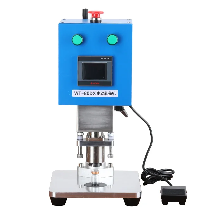 ZONE SUN Manual Electric Vial Capping Machine Glass Bottle Crimper Sealer Flip-off Aluminum Caps Sealing Tool Packaging ZS-YG80D