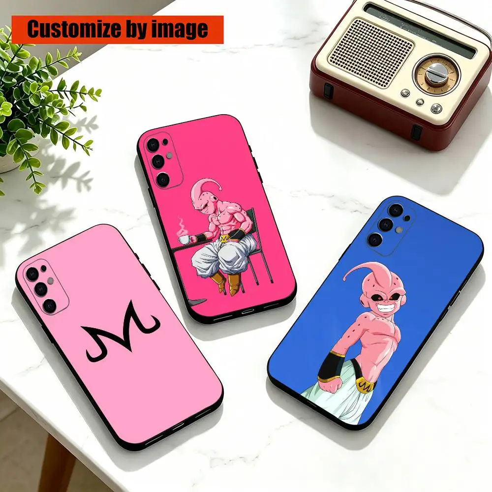 Majin Buu-U Dragons B-Ball Anime  Phone Case Black Silicone Soft For Samsung S25,S24,S21,S22,S23,S30,Ultra,S20,Plus,Fe,Lite