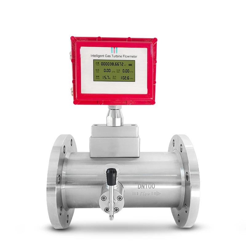 

3'' natural gas flowmeter sensor air lpg gas cng turbine flow meter