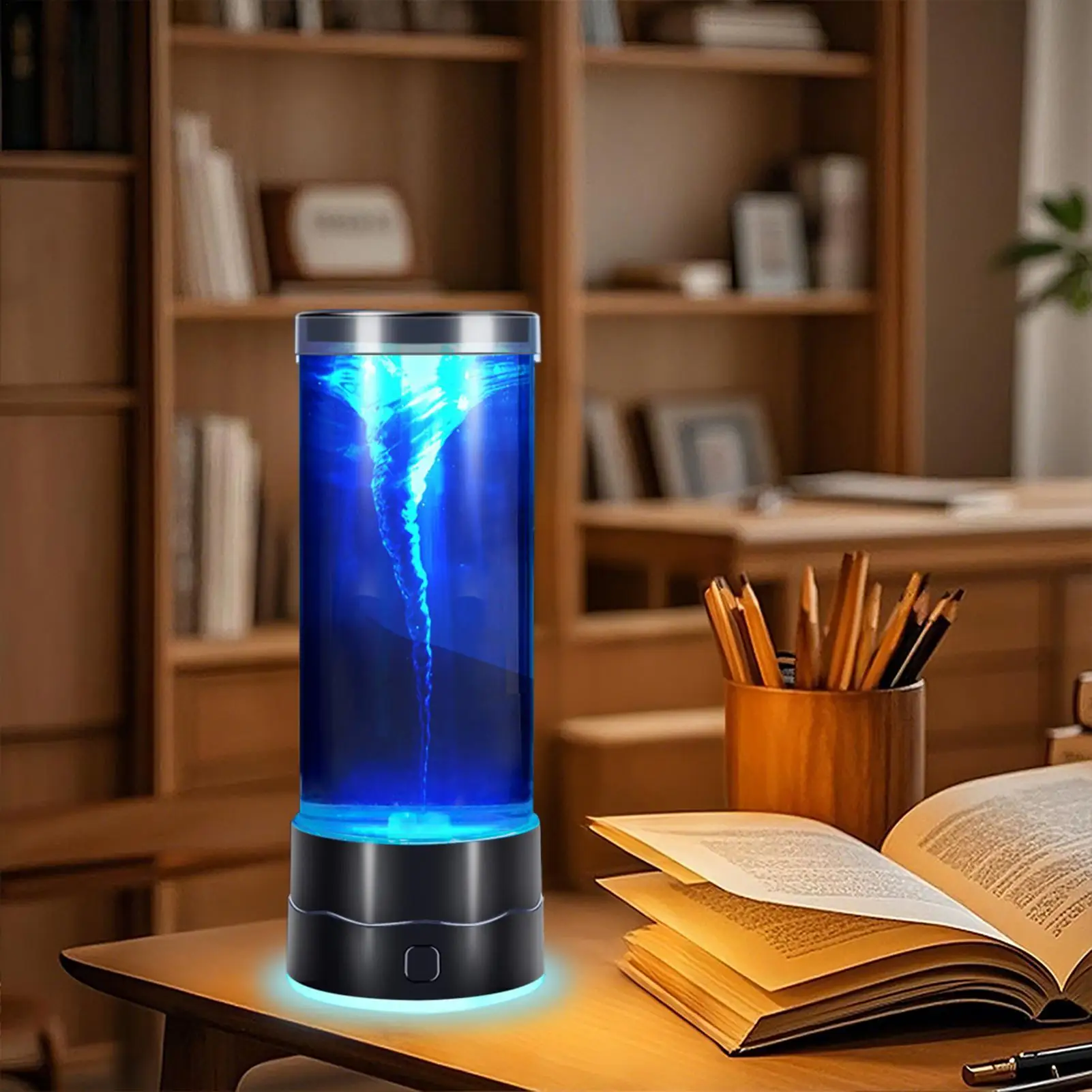 Tornado Lamp Novelty Relaxing Multi-Color Cool Table Lamp Nature Decoration Mood Light For Home Dorm Office Apartment Study