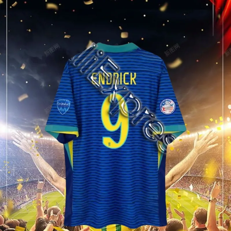 2025 Summer Brazil Jerseys Home and Away Fans Players Edition America Vinicius Cup Endrigo Rodrigo Quick-Drying T-Shirt Y2K