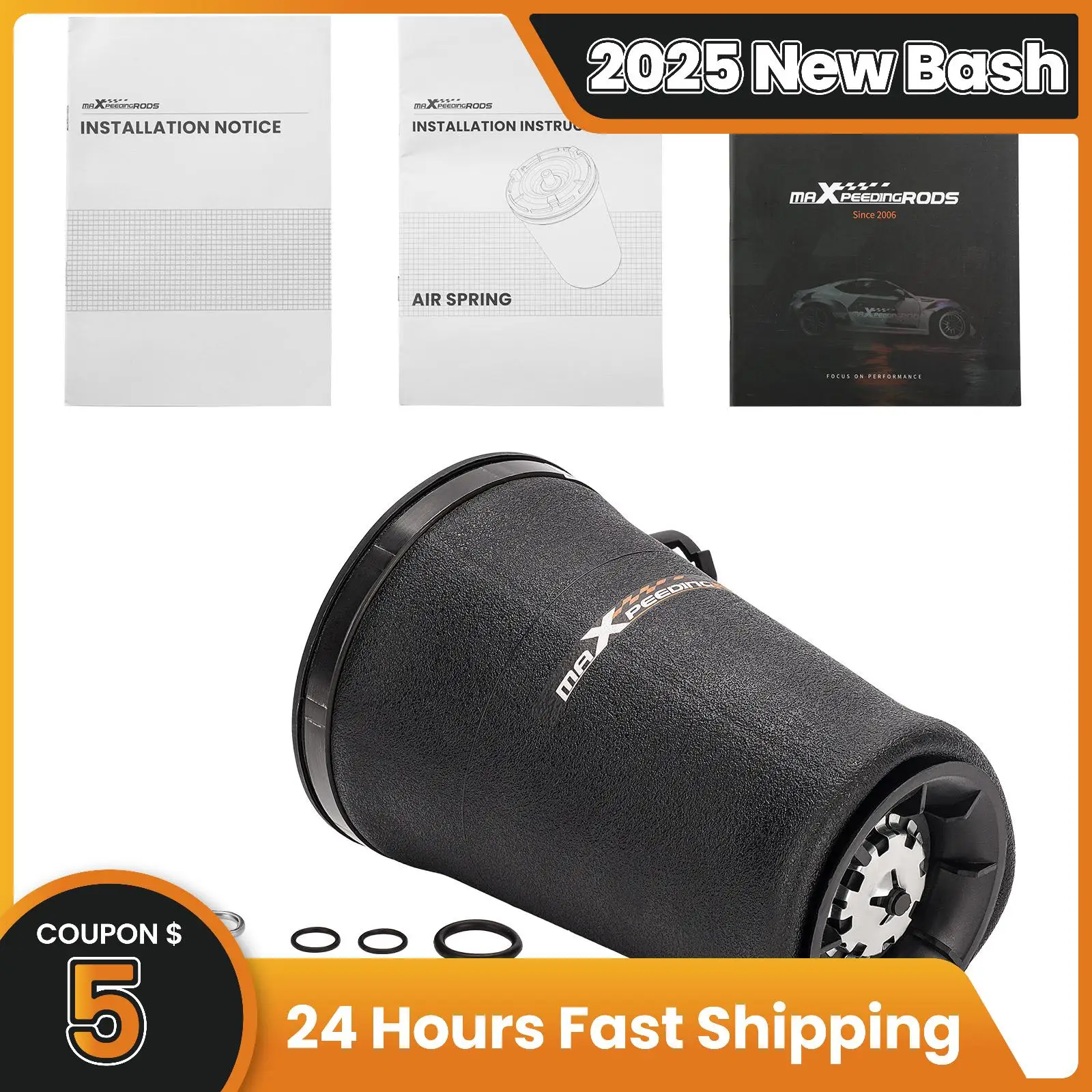 

1pc Rear Air Spring Bag for Lincoln Town Car 1990 1992 1994 - 2011 3U2Z5580AA 3U2Z5580BA U2Z5580PA