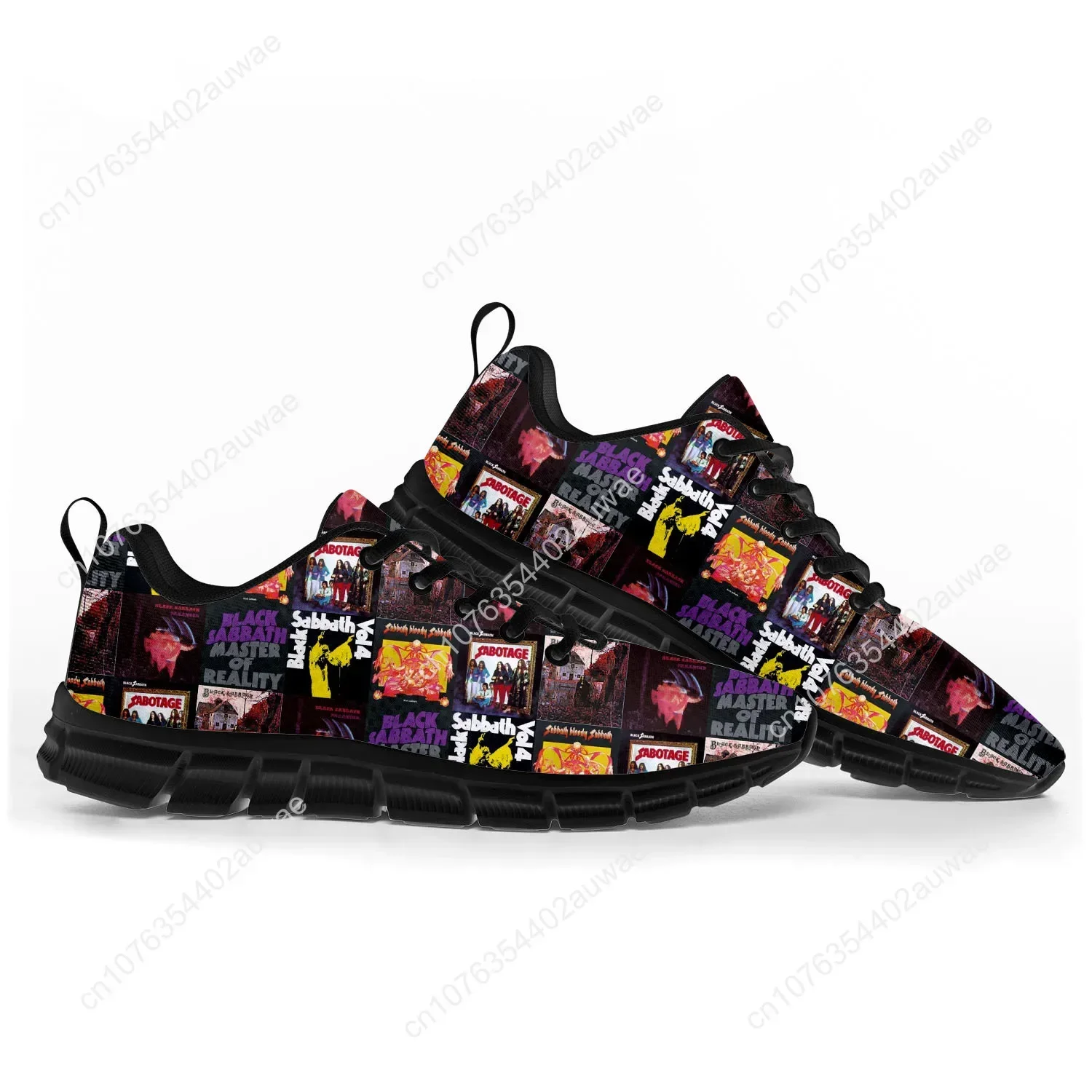 Zapatillas deportivas con banda de Metal pesado Sabbath para hombre, mujer y niño, zapatos informales personalizados de alta calidad para parejas, color negro