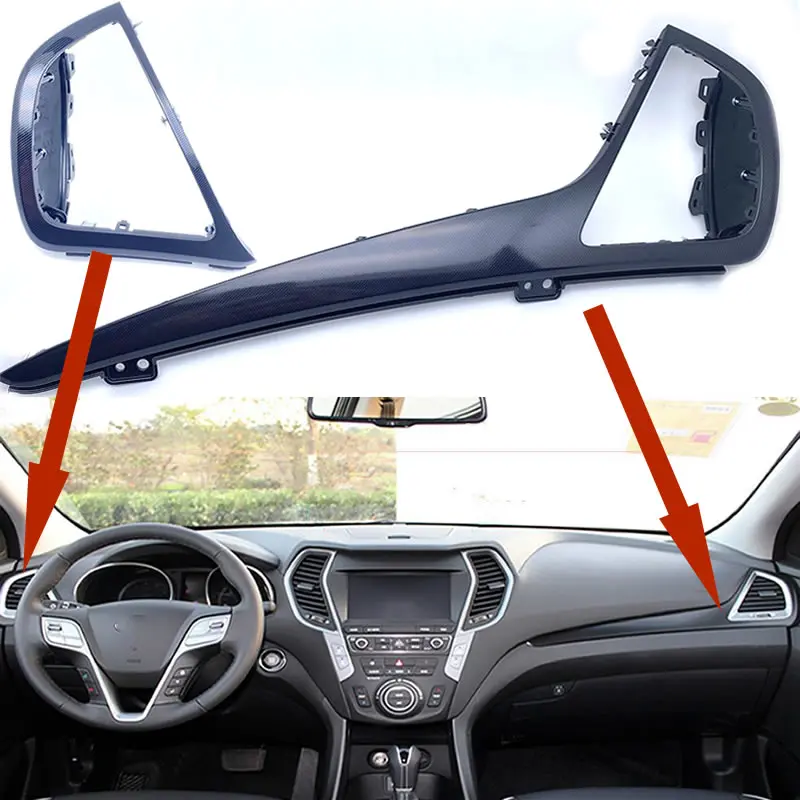 

Side Air Vent Dashboard Air Condition Outlet Vent Left/Right Ventilator panel For Hyundai Santa Fe IX45 2013-2017