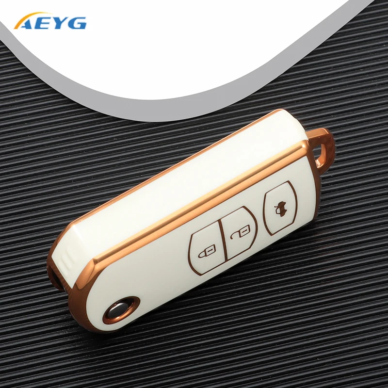 New 2 3 Button Car Folding Key Case Cover Shell Fob For Mazda 2 3 5 6 CX7 CX9 RX8 MX5 MPV Car Key Protection Shell Accessories