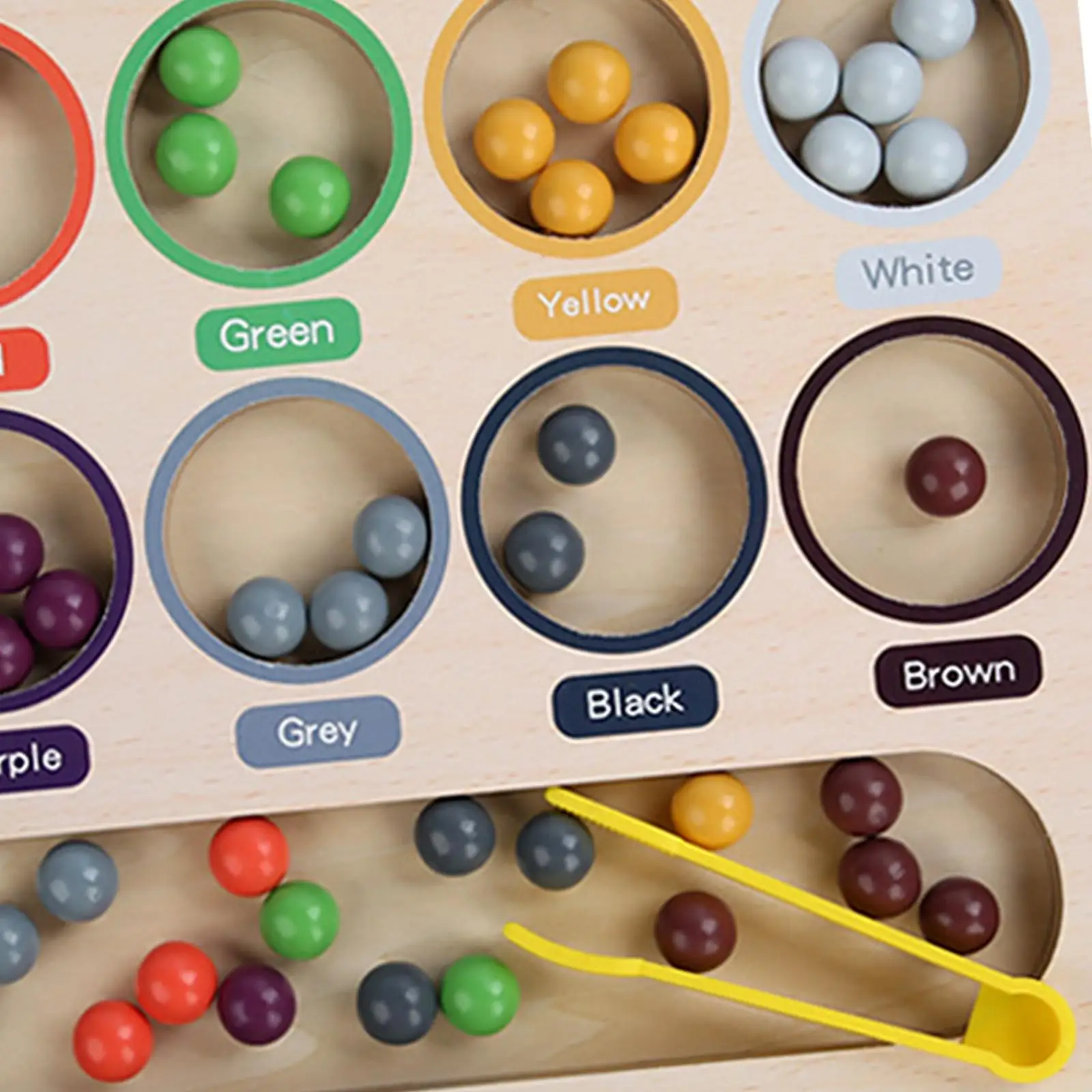 Montessori Speelgoed Fijne Motoriek Wiskundige Manipulatives Houten Peg Bordspel Houten Bord Kraal Spel voor Kinderen Kinderen Meisjes en Jongens