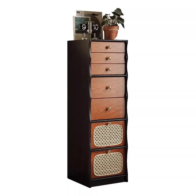 

chest cabinet with drawers, locker, living room TV cabinet, storage side cabinet, multi-functional bedroom bedside table