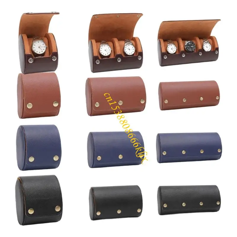 

Dustproof Leather Watch Presentation Case Carrying Box Wristwatch Holder Jewelry Accessory Storage Container 066C