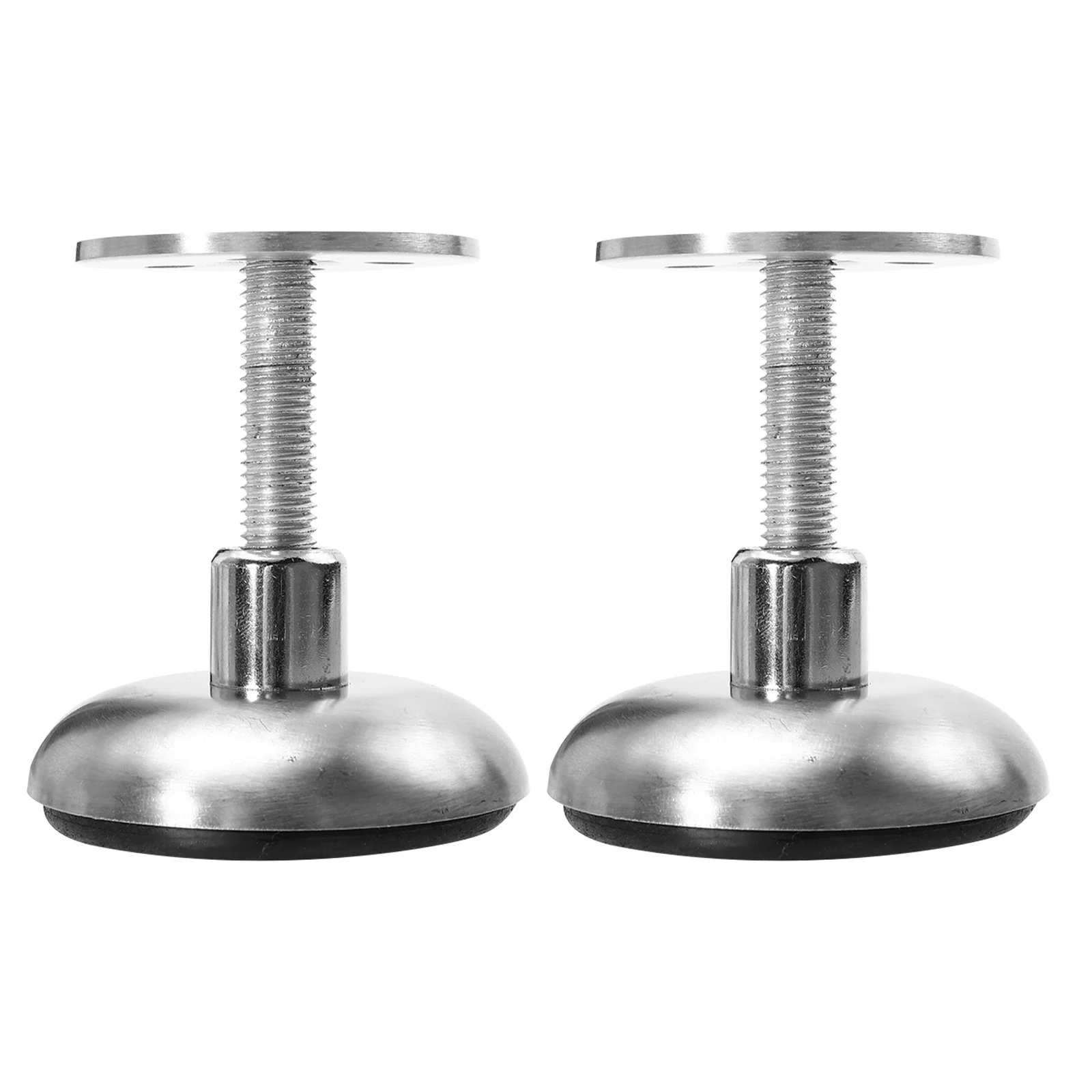 1Set Stainless Steel Cabinet Furniture Adjustable Legs Sofa Legs Height Adjustable Table Support Replacement Replacement