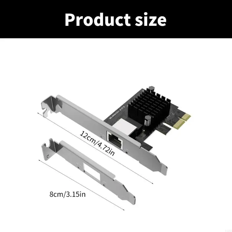 D5BB 2.5G thẻ mạng PCIe Gigabit Ethernet Bộ điều hợp mạng RJ45 hỗ trợ cho cửa sổ