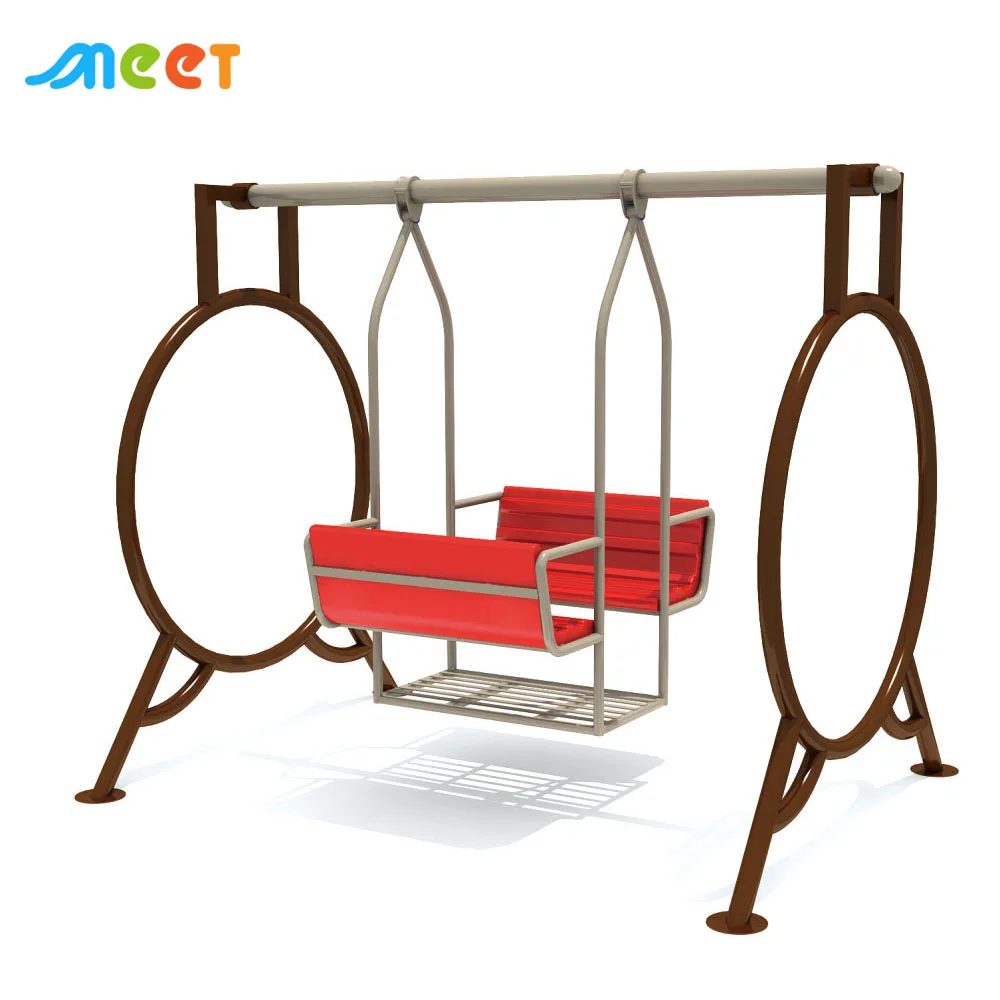 

Детский стальной игровой комплекс с качелями и домиком для сада, дома, торгового центра, прочная уличная игровая площадка