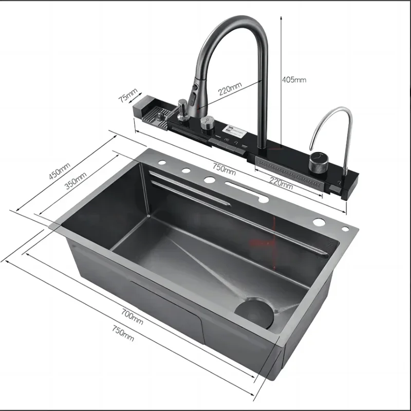 Bee nest slider for kitchen, household products, storage of household and kitchen items, dishwasher, cascade sink