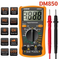 1pc ​LCD Display Digital Multimeter AC/DC Voltage Meter Amperemeter  Multitester Diode Resistance Capacitance Meter Tool