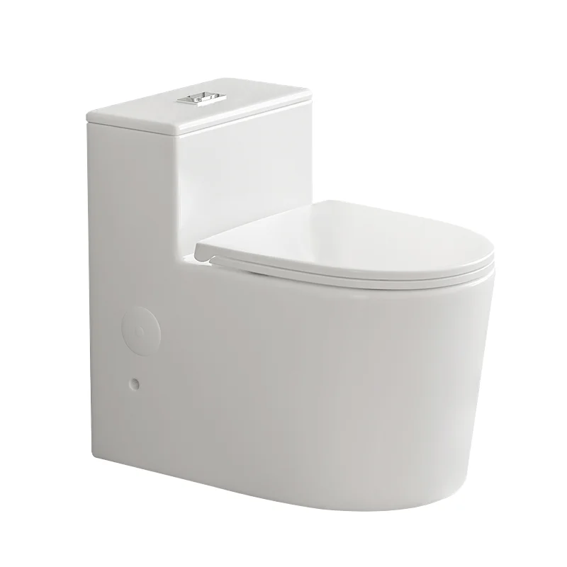 

Super Water-Saving Ceramic Large Impact Household Toilet with S-Trap Drainage Modern Design Odor-Proof & Splash-Proof for Villas