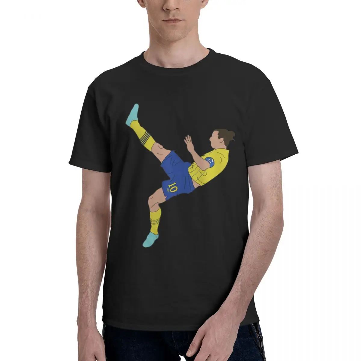 Schweden Zlatans und Ibrahim ovićs und Ibrahim ovics 28 Bewegung Kemp Grafik coole T-Shirts Top-Qualität Freizeit Eur Größe