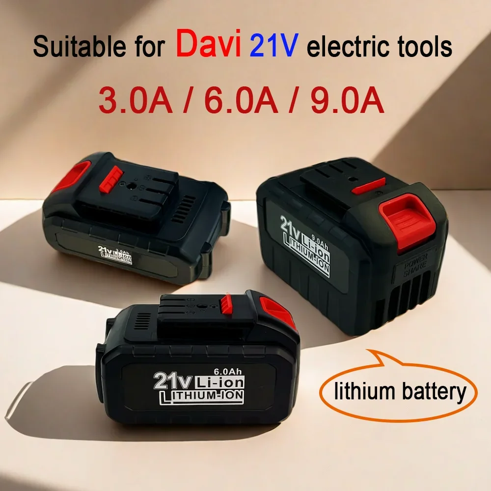 

Lithium ion electric tool battery 21V 3.0/6.0/9.0Ah, suitable for Dayi cordless electric wrenches, drills, and saws