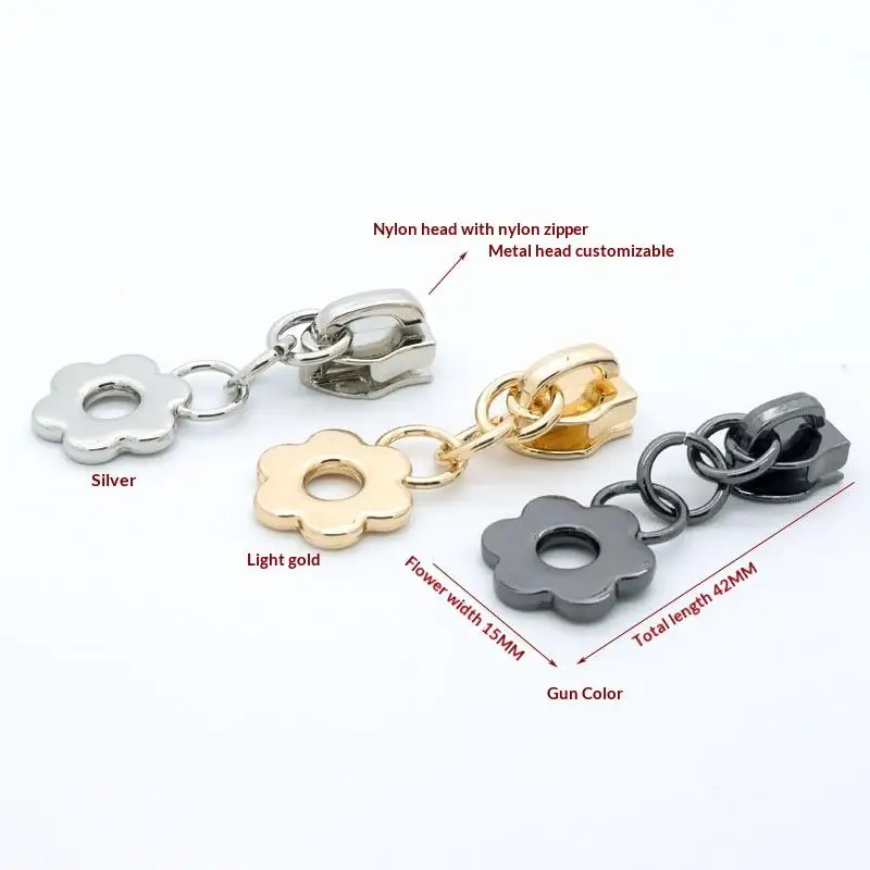 3 5 Size Nylon Zipper Slider Replacement 5pcs Set for Bags Pockets Sewing Easy Fix Zip Head Tailor Supplies view 3