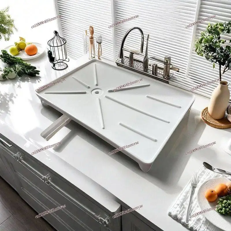 Kitchen drain basket Receiving tray Desktop storage Drain base
