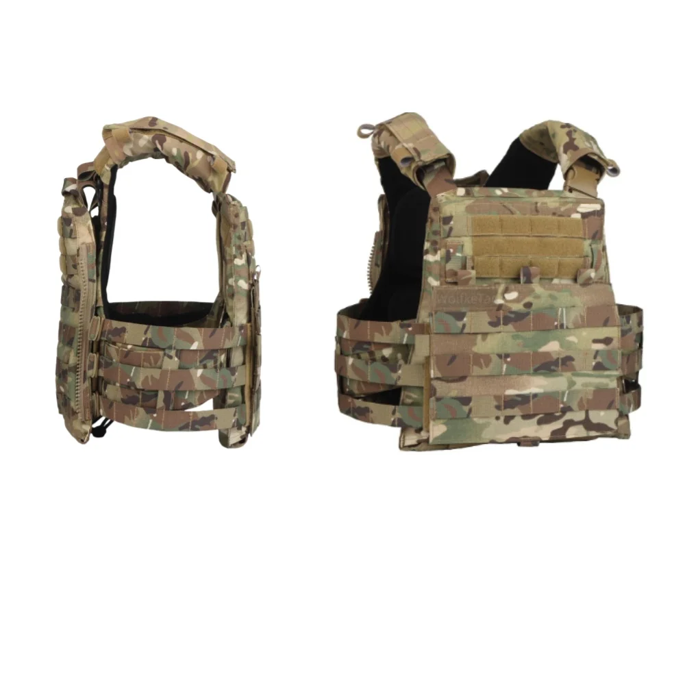 Tactical AVS MBAV Vest Hunting Military Airsoft MOLLE Vest Quick Release / Fixed Dual Mode Plate Carrier Vest