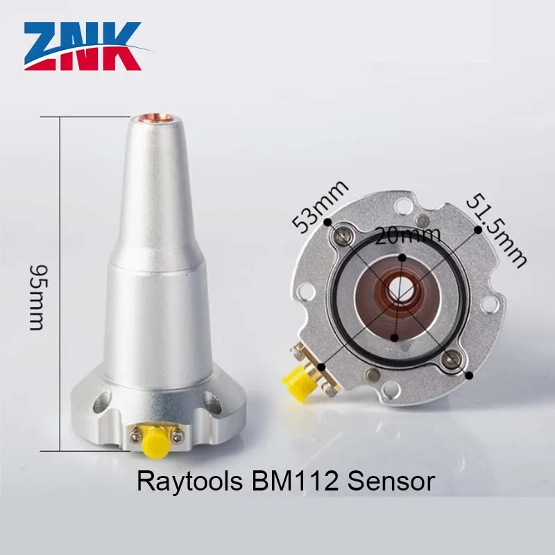 ZNK Raytools BM110 BM111 BM112 Датчик для станка для лазерной резки Лазерная режущая головка Сопло Соединительные детали