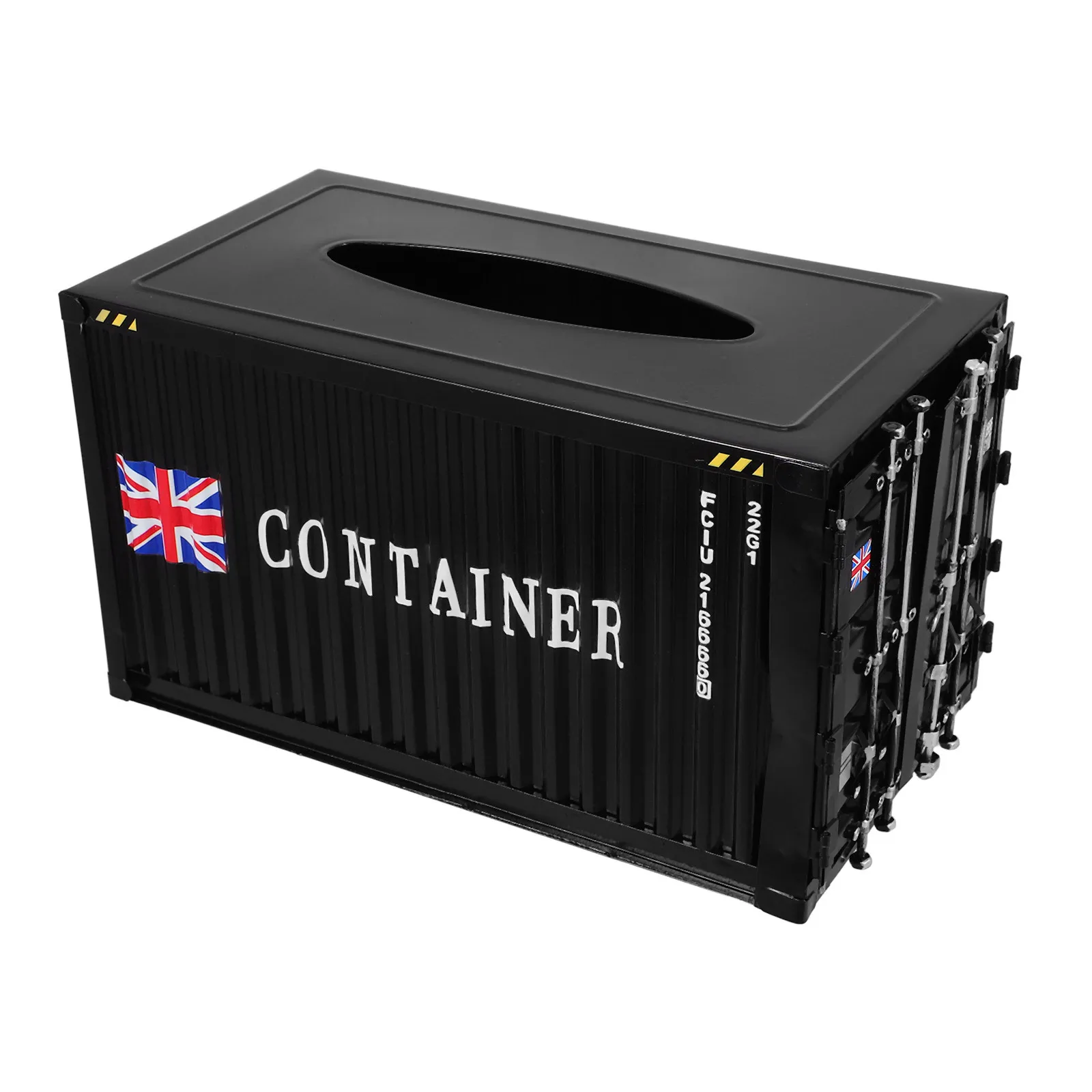 

1pcs Retro Tissue Box Cover Ample Storage Easy-To-Clean Case For Home Restaurant Desktop Decor Tissue Organizer