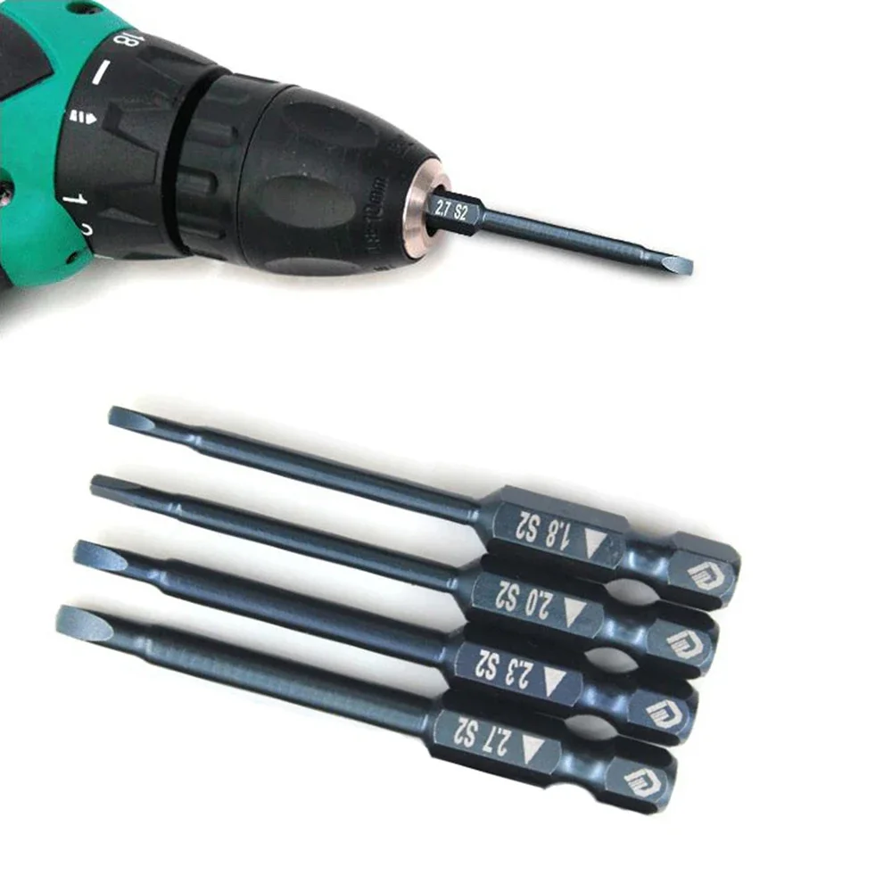 4pcs Magnetic Screwdriver Bit Triangular Screw Head Hex Shank Torque Easily Installation Power Drilling Drill Bits