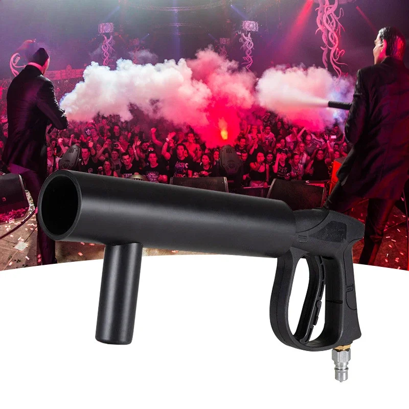 Mini Handheld DJ CO2 Cryo Jet Gun Cannon CO2 Gun Carbon Dioxide Gas Fog Air Wedding Gun for Party Night Club Stage Show