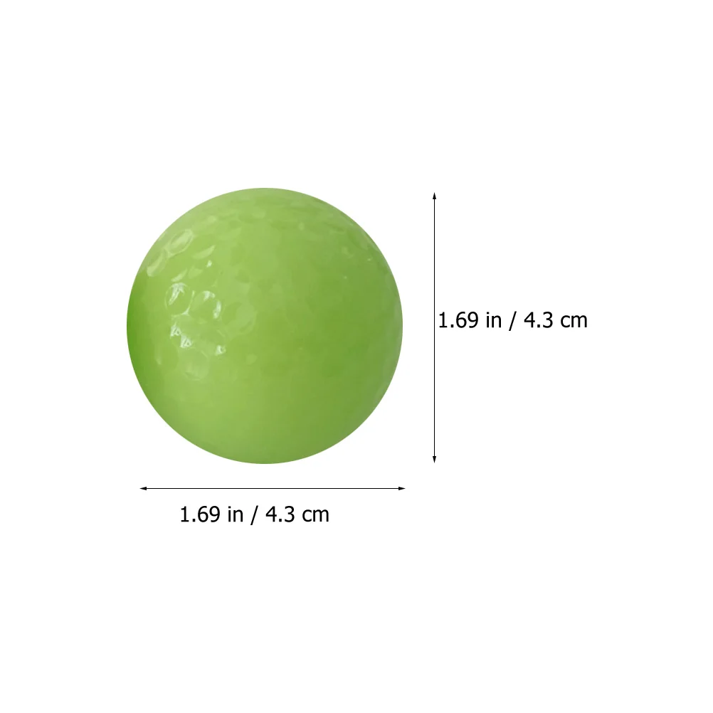 

3Pcs Luminous Golf Balls Training Balls Soft Durable Golfing Practice Equipment Night Luminous Ball