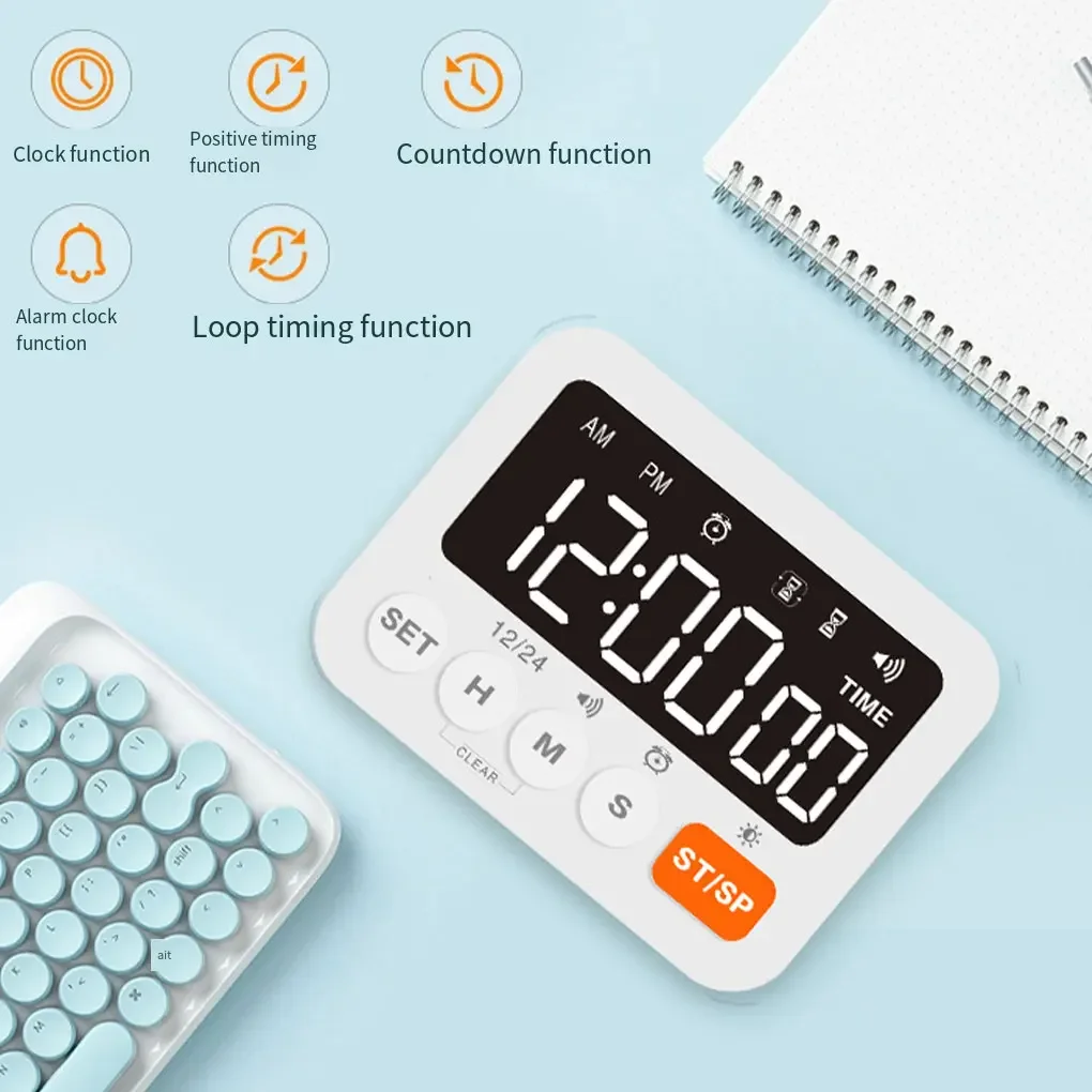 Cooking Timer Digital Alarm Countdowns for Kids Electronic Kitchen Gadget