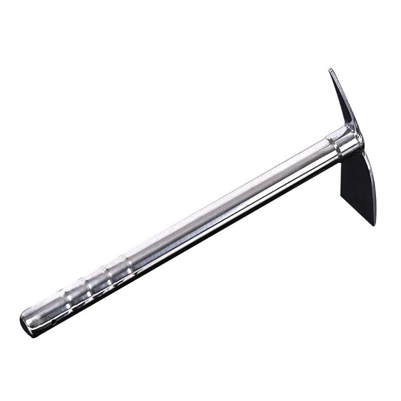 

15in Stainless Steel Garden Hoe Pick Multipurpose Hand Tool for Digging Weeding