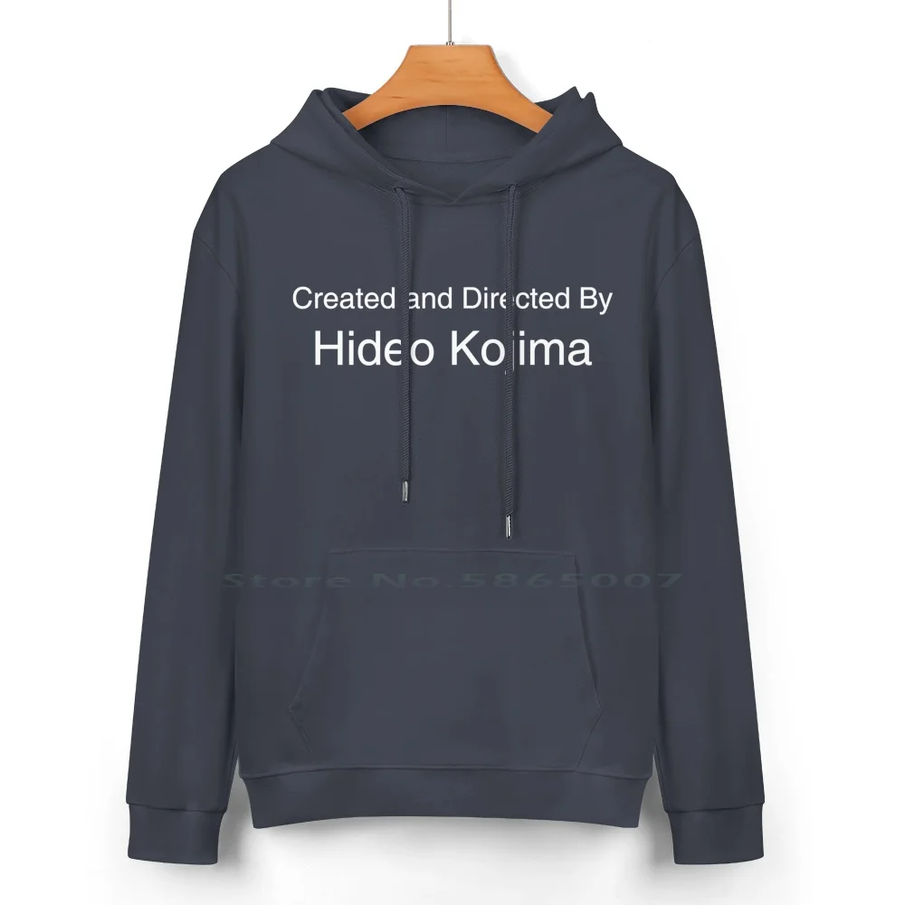 Created And Directed By Hideo Kojima Pure Cotton Hoodie Sweater 24 Colors Hideo Kojima Productions Metal Gear Solid Awards