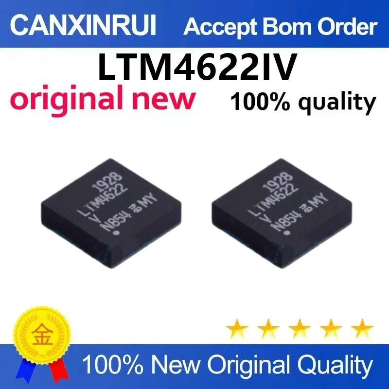 (5pcs-100pcs)New Original Stock LTM4622IV#PBF LGA-25 DC Power Supply Converter Regulator