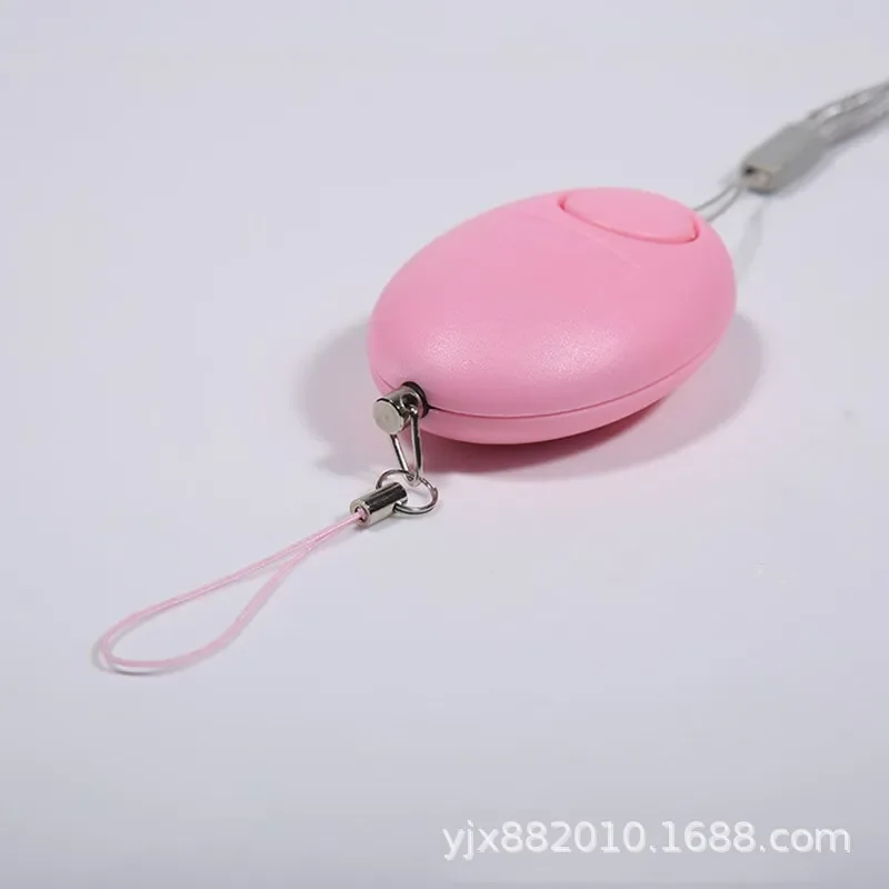 Alarme de emergência Keychain para mulheres, Cheap Autodefesa Alarme, Forma de ovo, Girl Security Protect Alert, Segurança Pessoal, Scream Loud, 120dB