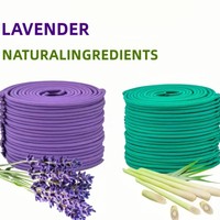 Lemongrass Lavender Essential Oil Coils Aromatherapy For Meditation Yoga Outdoor Poolside Patio Porch Deck Camping Long Burning