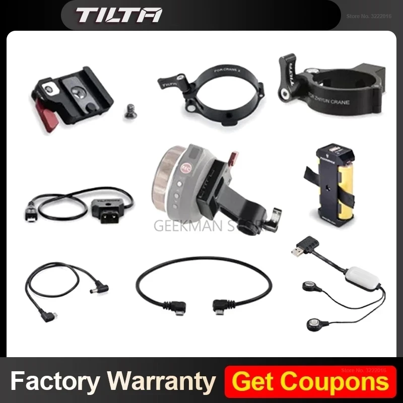 Tilta نواة-نانو اكسسوارات موتور تيار مباشر كابل الطاقة بطارية حزمة قضيب محول P-TAP Ronin-S موتور كابل الطاقة عجلة اليد محول