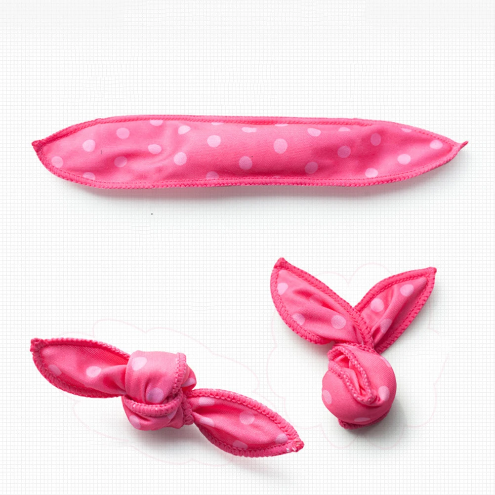 

30pcs Polka Dot Hair Curlers Sponge Sleep-Friendly No Heat For Curly Hair Overnight Soft Flexible Styling Tools