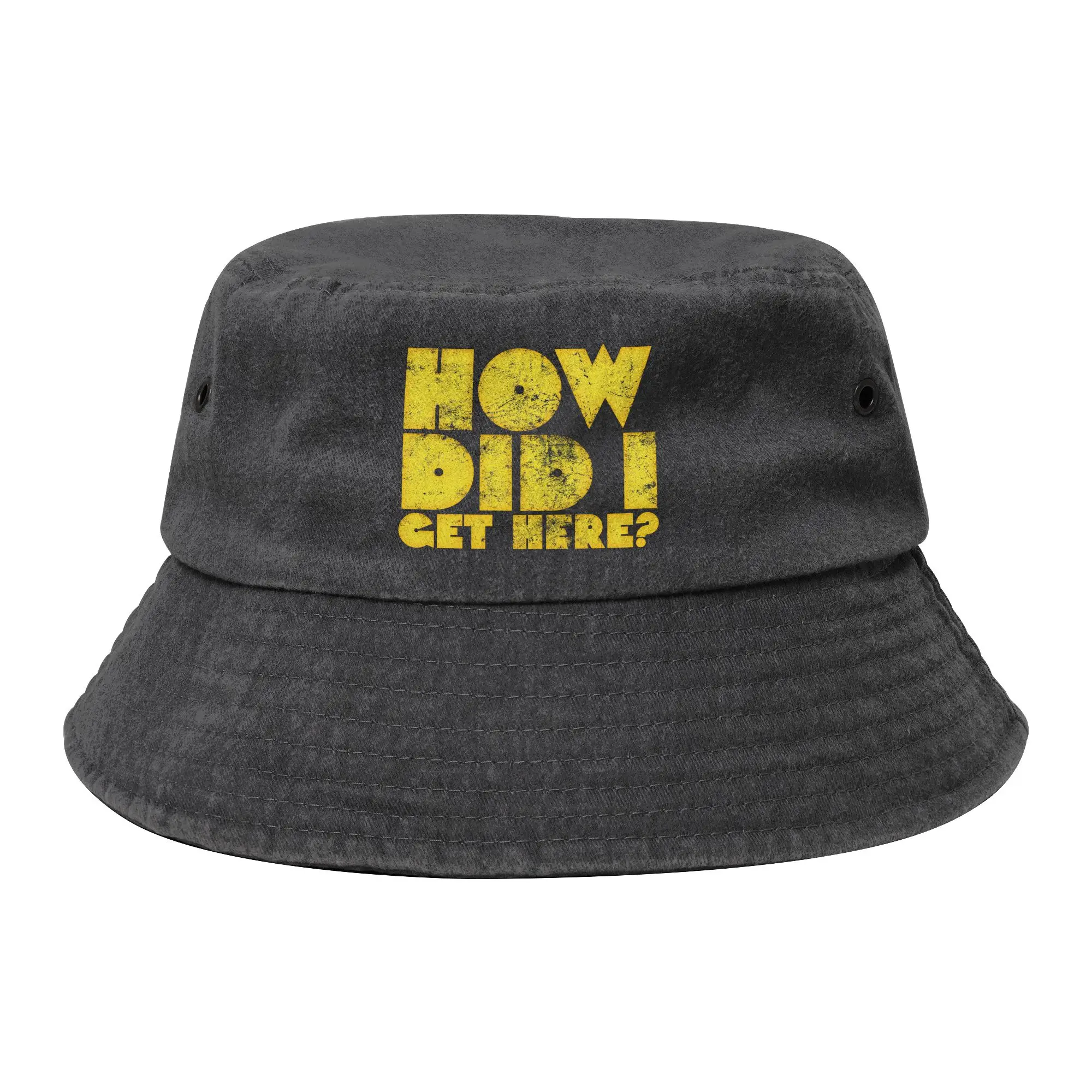 how did i get here louis tomlinsons Women Men Bucket Hats Accessories Denim Cotton Fisherman Caps Vocation Wear Bob Hat