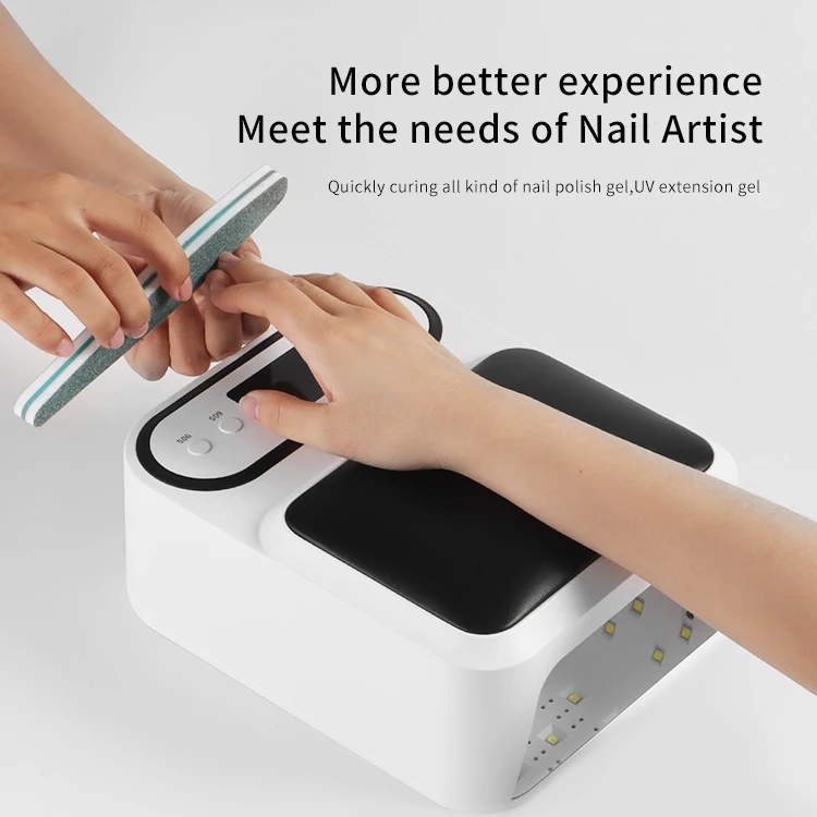 48 المصابيح مسمار مجفف LED مسمار مصباح الأشعة فوق البنفسجية مصباح لعلاج جميع هلام طلاء الأظافر استشعار الحركة مانيكير باديكير صالون أداة مساحة كبيرة