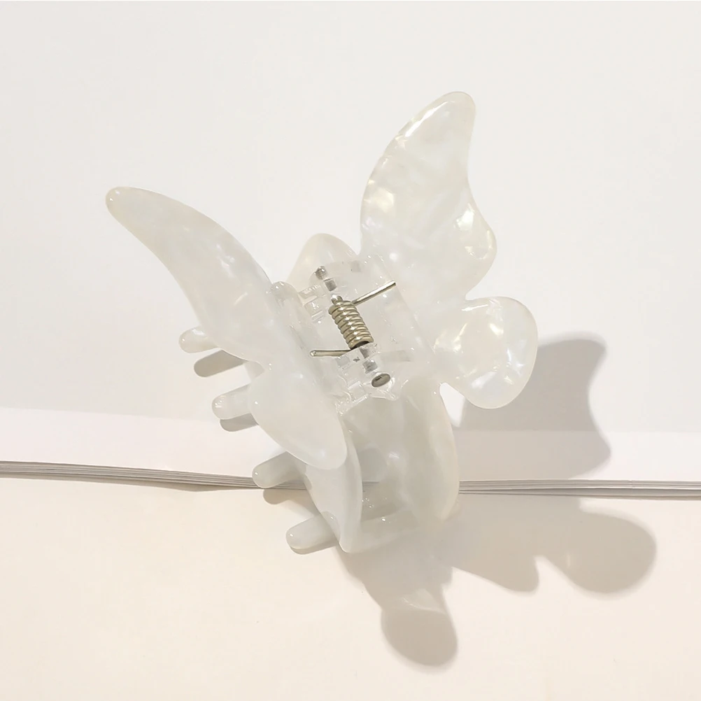 

2pcs Butterfly Claw Clips Non-Slip Accessories Women Stylish Hair Jaw Clips For All Hair Types Perfect For Shower Daily