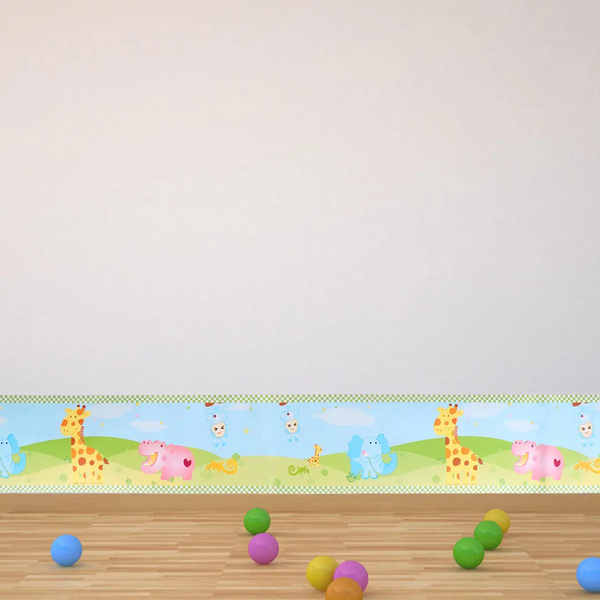 Home Garden Decor Room Decal Background Wall Stickers Baseboard Ocean Theme Decals - view 3