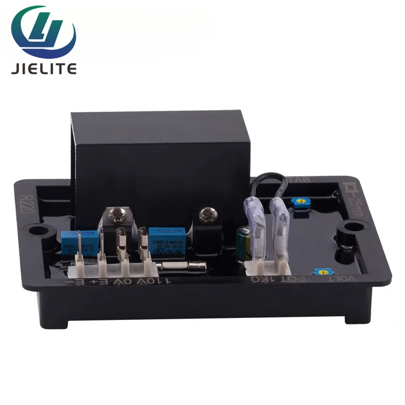 R220 Automatic Voltage Regulator AVR, Energy‑Saving Stabilizer Replacement Spare Part for Diesel Generator Set
