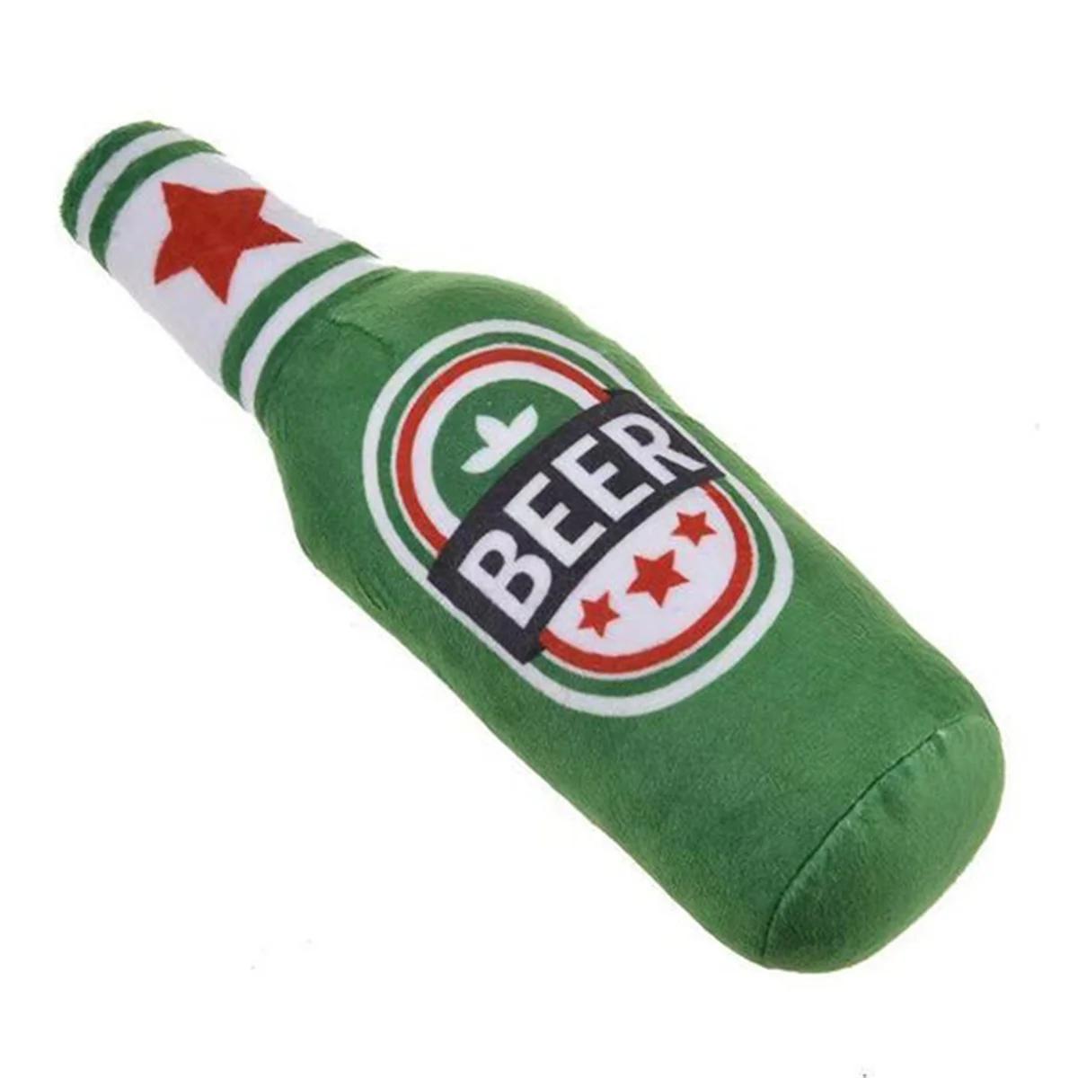 

A728Z Dog Toys Pet Squeaky Beer Bottle Shaped Toy Chew Teeth Cleaning Chew Toy Pet Supplies