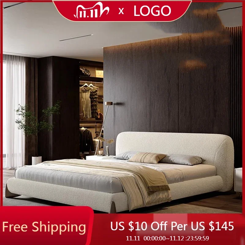 

Safe Bedroom Bed King Size Headboards Luxury Sofa Modern Massage Bed Girls Beauty Castle Princess Cama Lounge Suite Furniture