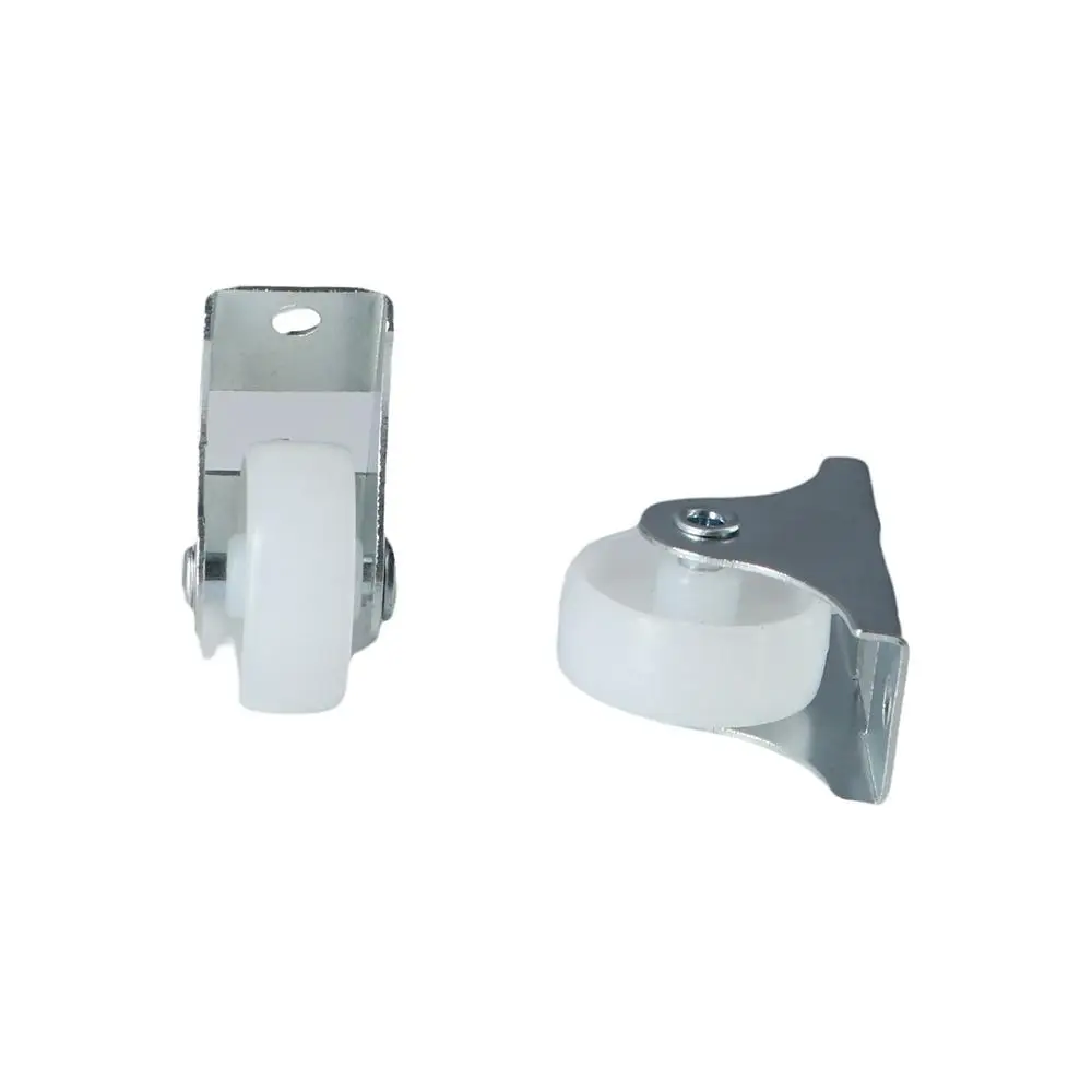 1inch 4Pcs Non Swivel Directional Guide Wheel Mute Hardware Accessories Drawer Caster Rail Wheel Furniture Caster Fixed Caster